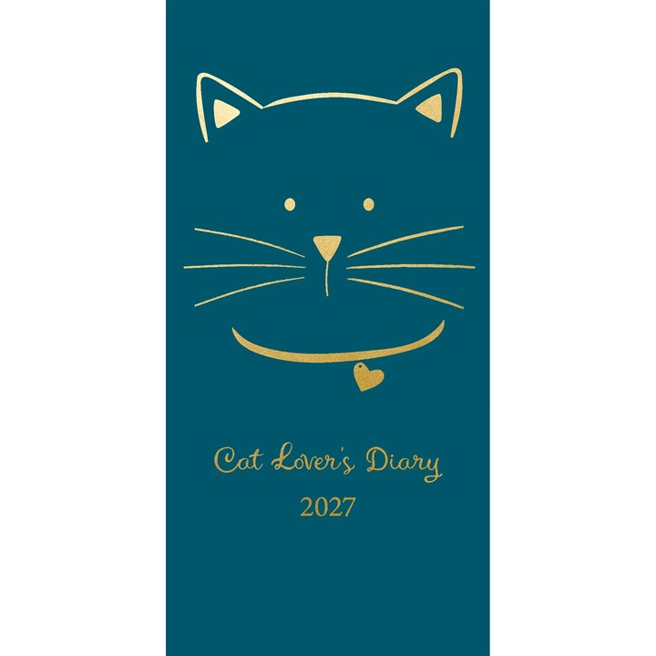 Cat Lover Slim Diary 2027