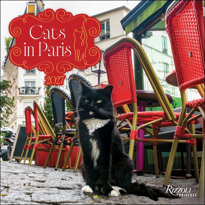 Cats In Paris Calendar 2027