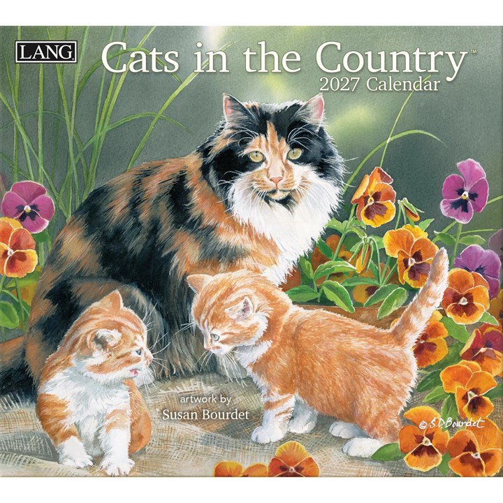 Cats In The Country Deluxe Calendar 2027