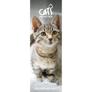 Cats Protection Slim Calendar 2027