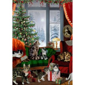 Cats at the Window A4 Traditional Advent Calendar