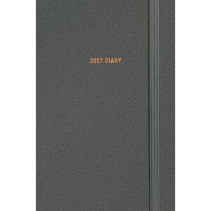 Charcoal Soft Touch A7 Diary 2027