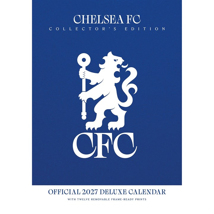 Chelsea FC Collector's Edition A3 Calendar 2027