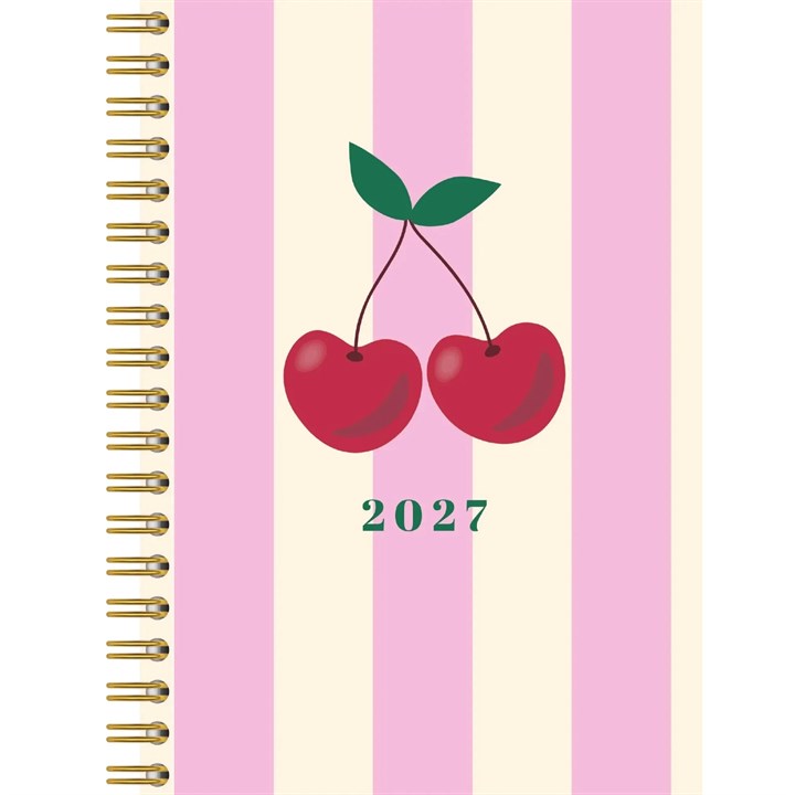 Cherry Spiral A5 Diary 2027