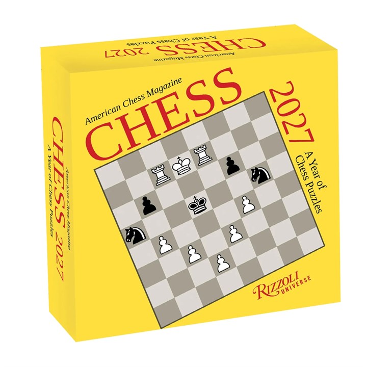 Chess Desk Calendar 2027