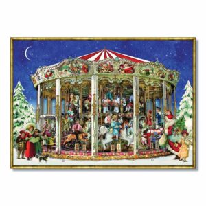 Christmas Carousel Traditional A4 Advent Calendar