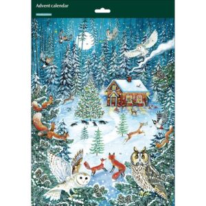 Christmas Cottage Traditional Large Advent Calendar