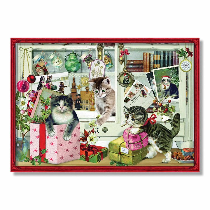Christmas Kittens A4 Traditional Advent Calendar