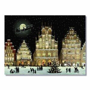 Christmas Lights Cityscape Traditional Advent Calendar