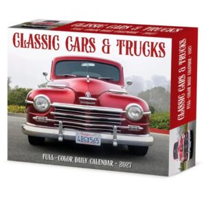 Classic Cars & Trucks Desk Calendar 2027