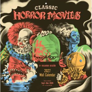 Classic Horror Movies Calendar 2027