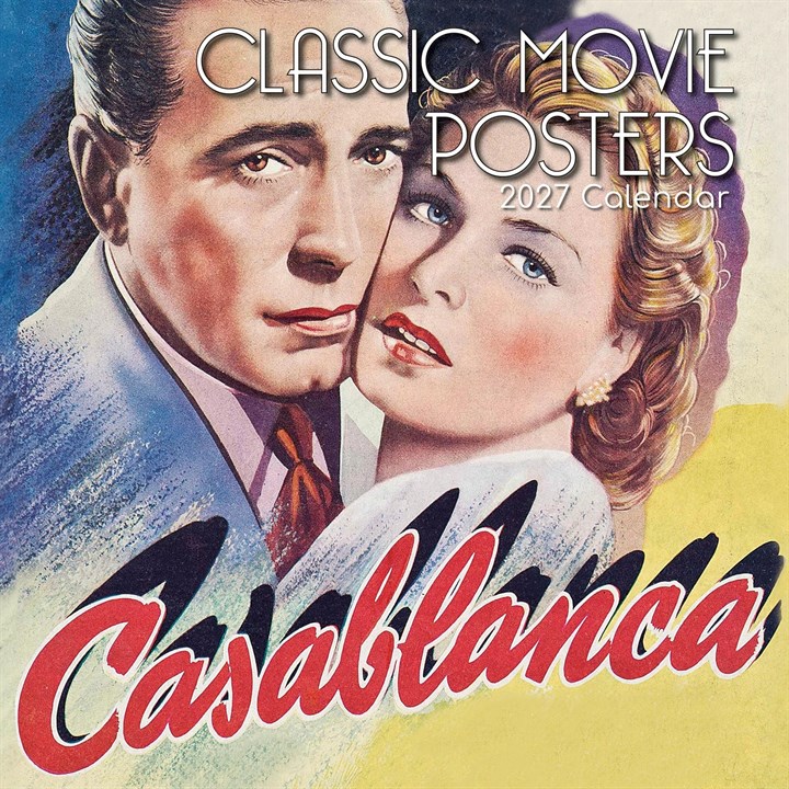 Classic Movies Posters Calendar 2027