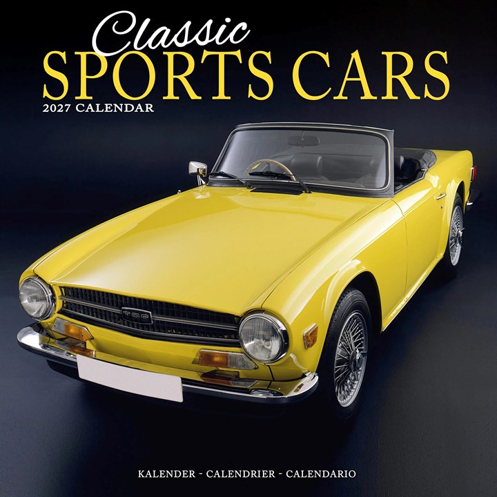 Classic Sports Cars Calendar 2027