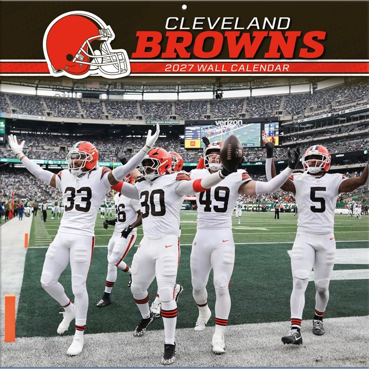 Cleveland Browns NFL Calendar 2027
