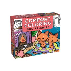 Comfort Colouring Desk Calendar 2027