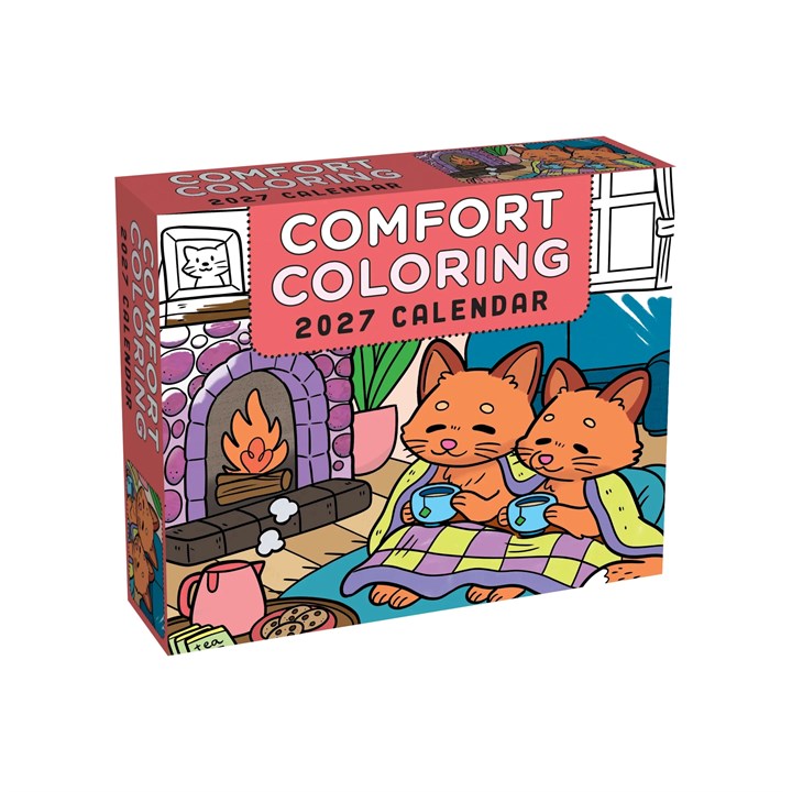 Comfort Colouring Desk Calendar 2027