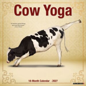 Cow Yoga Calendar 2027