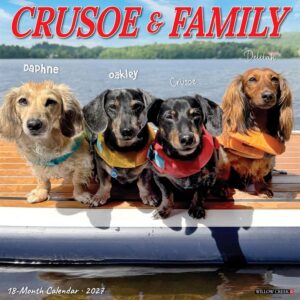 Crusoe The Dachshund & Family Calendar 2027