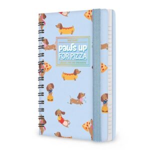 Dachshund Pizza Small Week To View Spiral Diary 2027