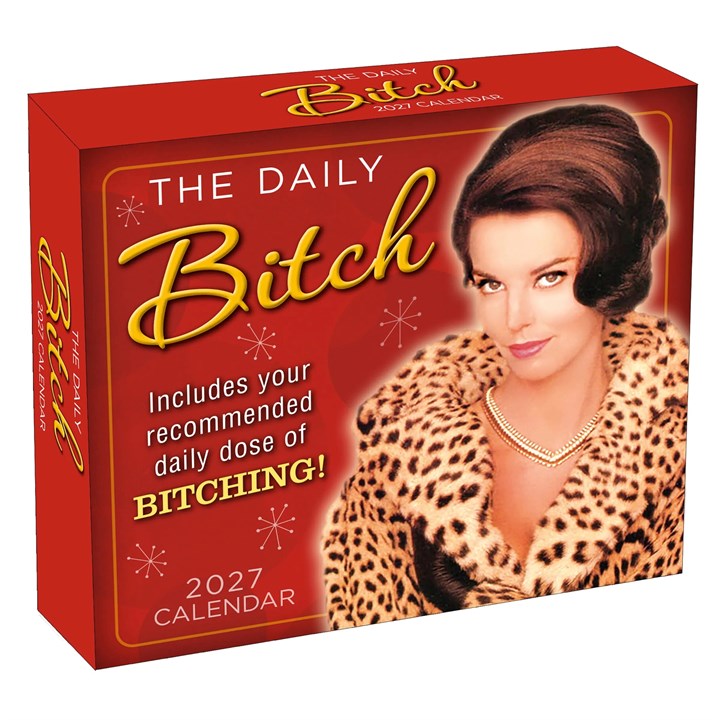 Daily Bitch Desk Calendar 2027