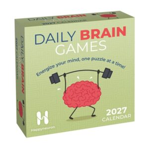 Daily Brain Games Desk Calendar 2027
