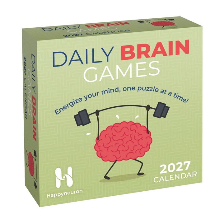 Daily Brain Games Desk Calendar 2027
