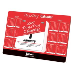 Daily Tear Off Desk Calendar 2027