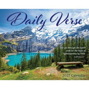 Daily Verse Desk Calendar 2027