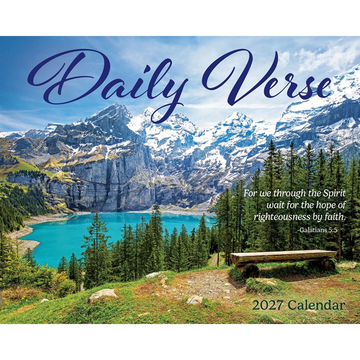 Daily Verse Desk Calendar 2027