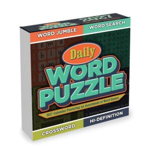 Daily Word Puzzle Desk Calendar 2027