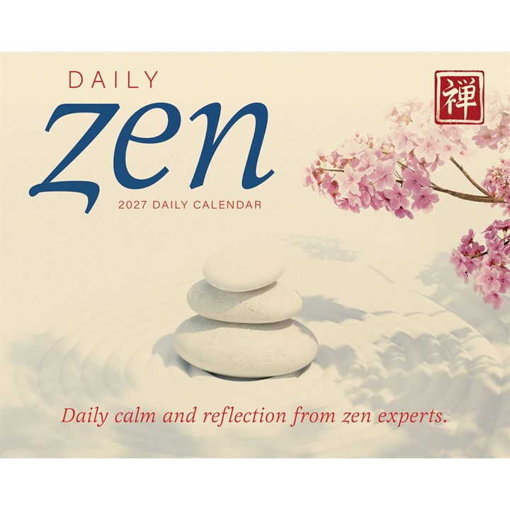Daily Zen Desk Calendar 2027