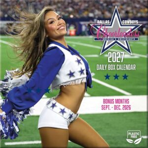 Dallas Cowboys Cheerleaders Sideline Desk Calendar 2027