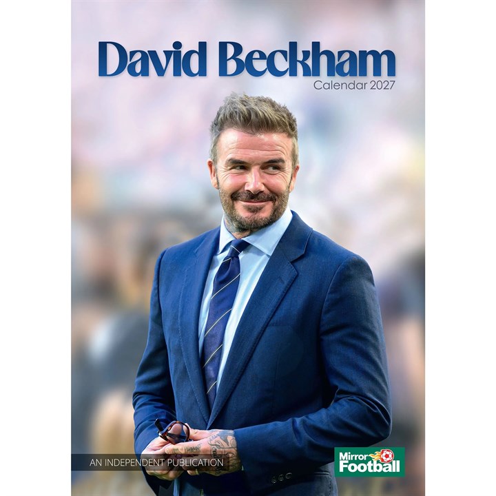David Beckham A3 Calendar 2027