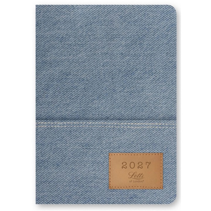 Denim Light Wash A5 Diary 2027
