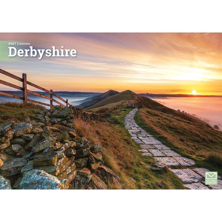 Derbyshire A4 Calendar 2027