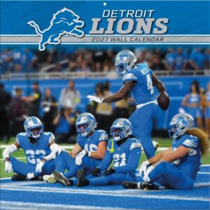 Detroit Lions NFL Calendar 2027