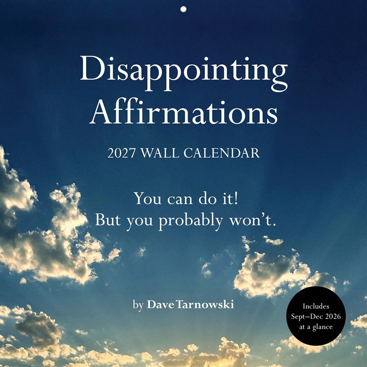 Disappointing Affirmations Calendar 2027