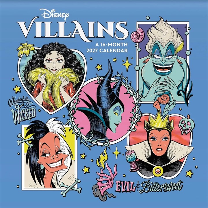 Disney Villains Calendar 2027
