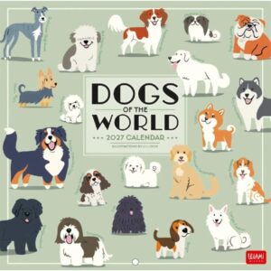 Dogs Of The World Mini Calendar 2027