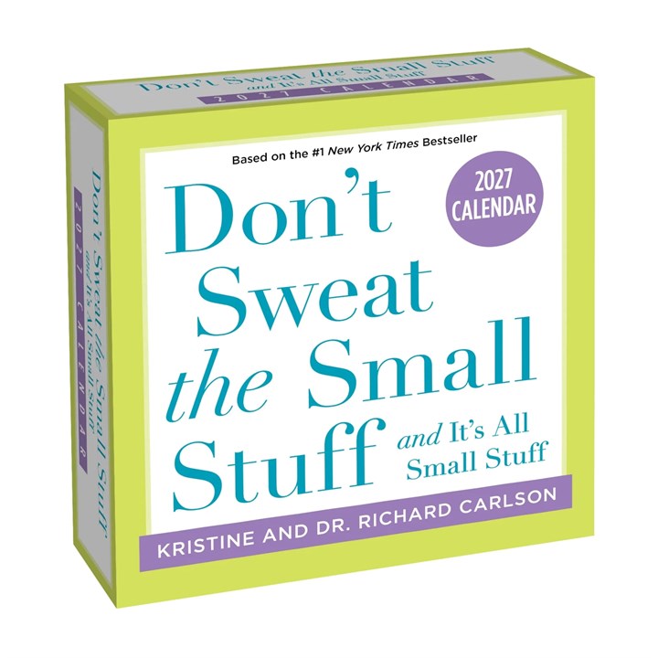 Don't Sweat The Small Stuff Desk Calendar 2027