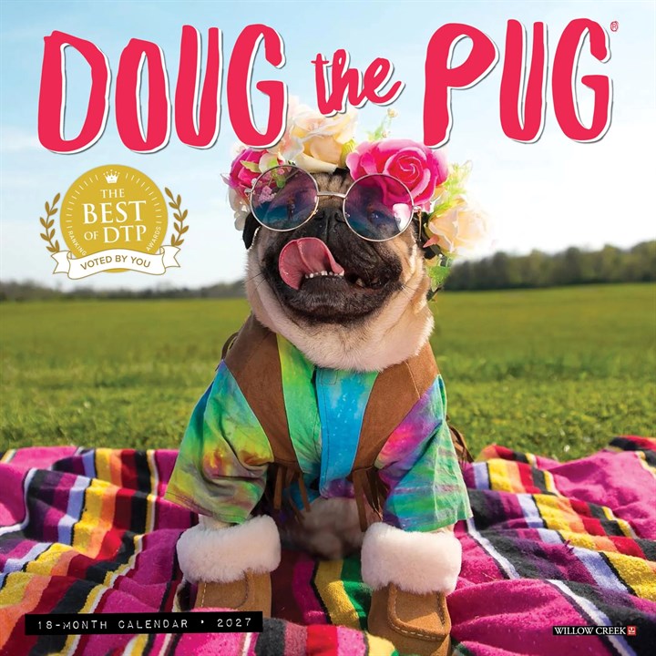 Doug The Pug Mini Calendar 2027