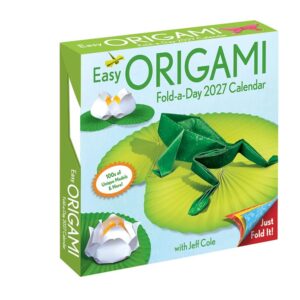 Easy Origami Desk Calendar 2027