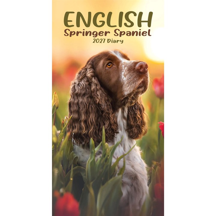 English Springer Spaniel Slim Diary 2027