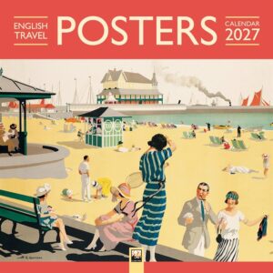 English Travel Posters Calendar 2027