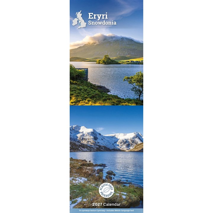 Eryri Snowdonia Slim Calendar 2027