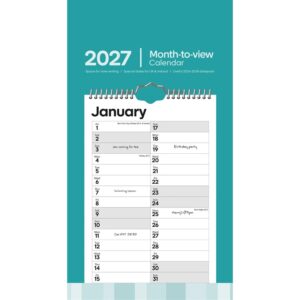 Essential Short Slim Calendar 2027