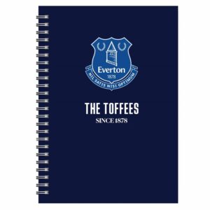 Everton FC A5 Spiral Crest Notebook