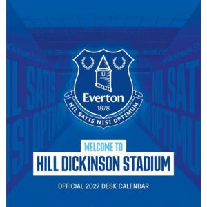Everton FC Easel Desk Calendar 2027