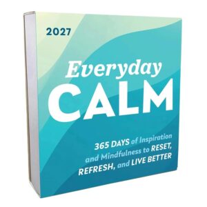 Everyday Calm Desk Calendar 2027