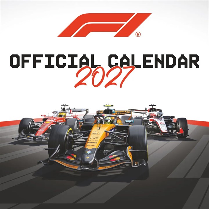 F1 Formula 1 Official Calendar 2027